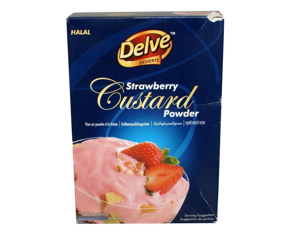 Delve Strawberry Custard 250 GM