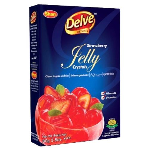 Delve Strawberry Jelly 80 GM