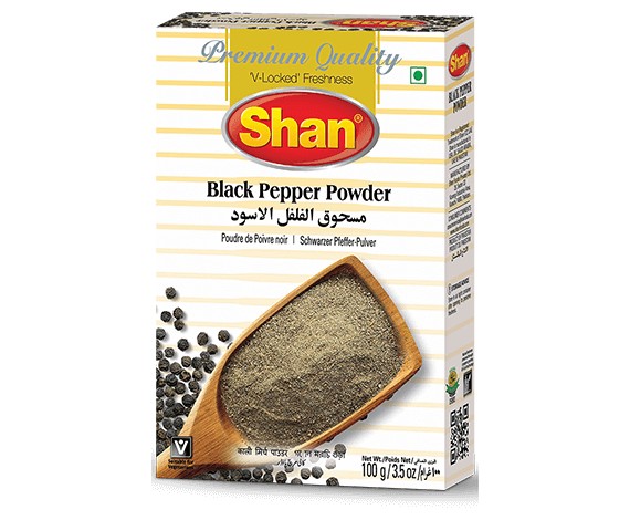 SHAN BLACK PEPPER PWDR 100 GM