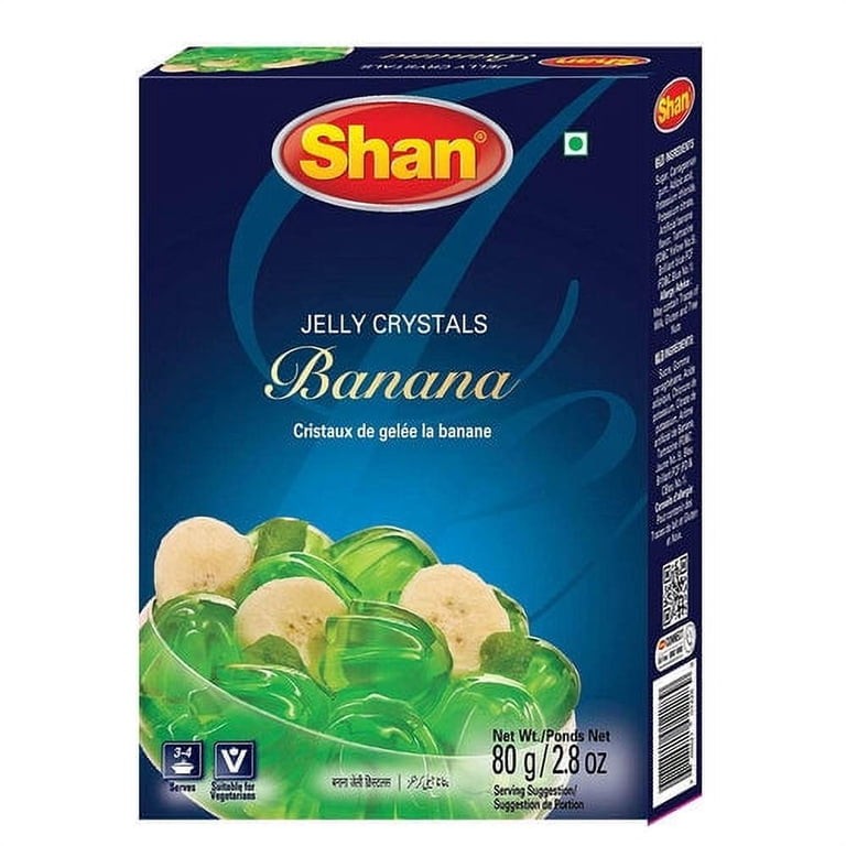 Shan Jelly Crystals Banana 2.8 OZ