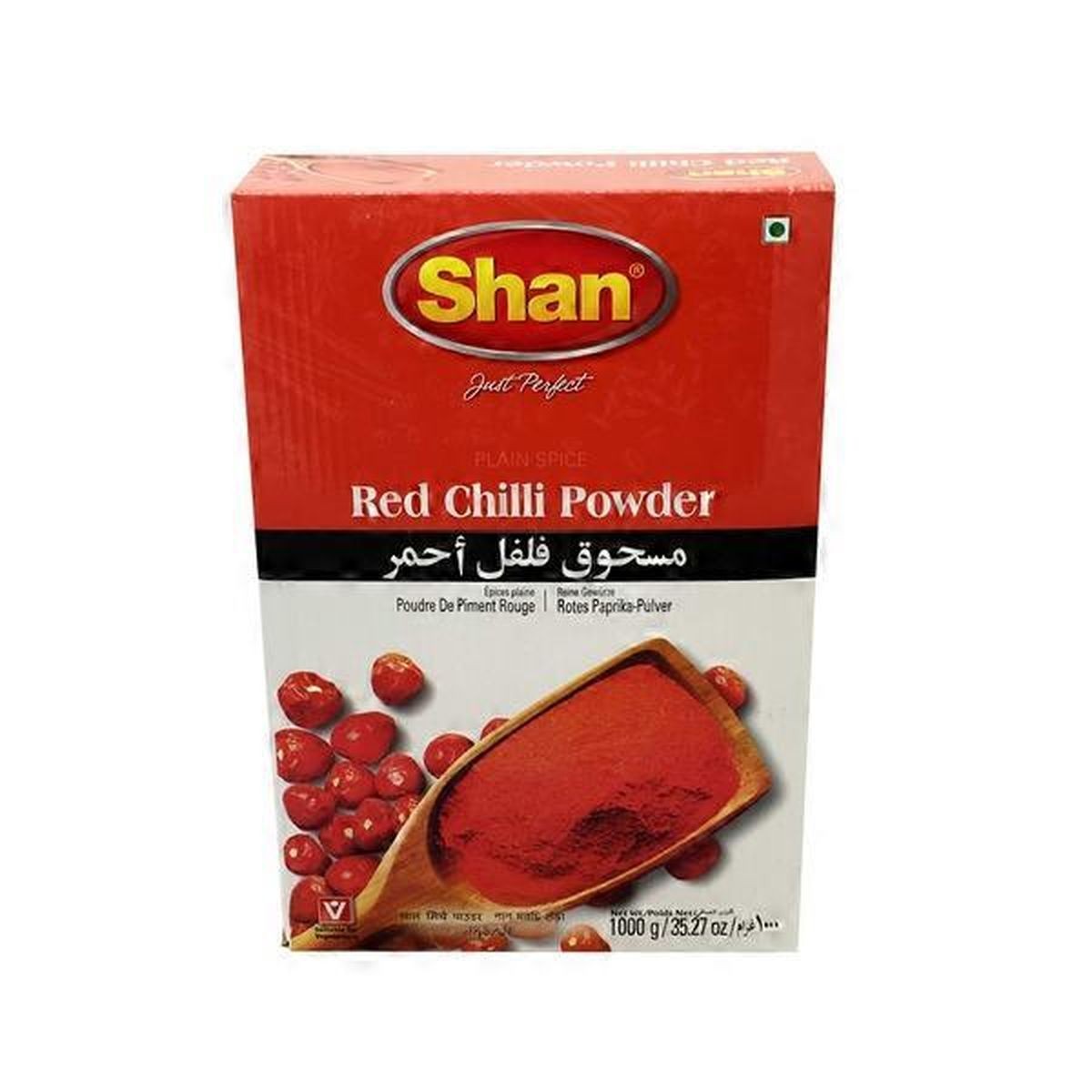 SHAN RED CHILLI POWDER IN BOX 1 KG