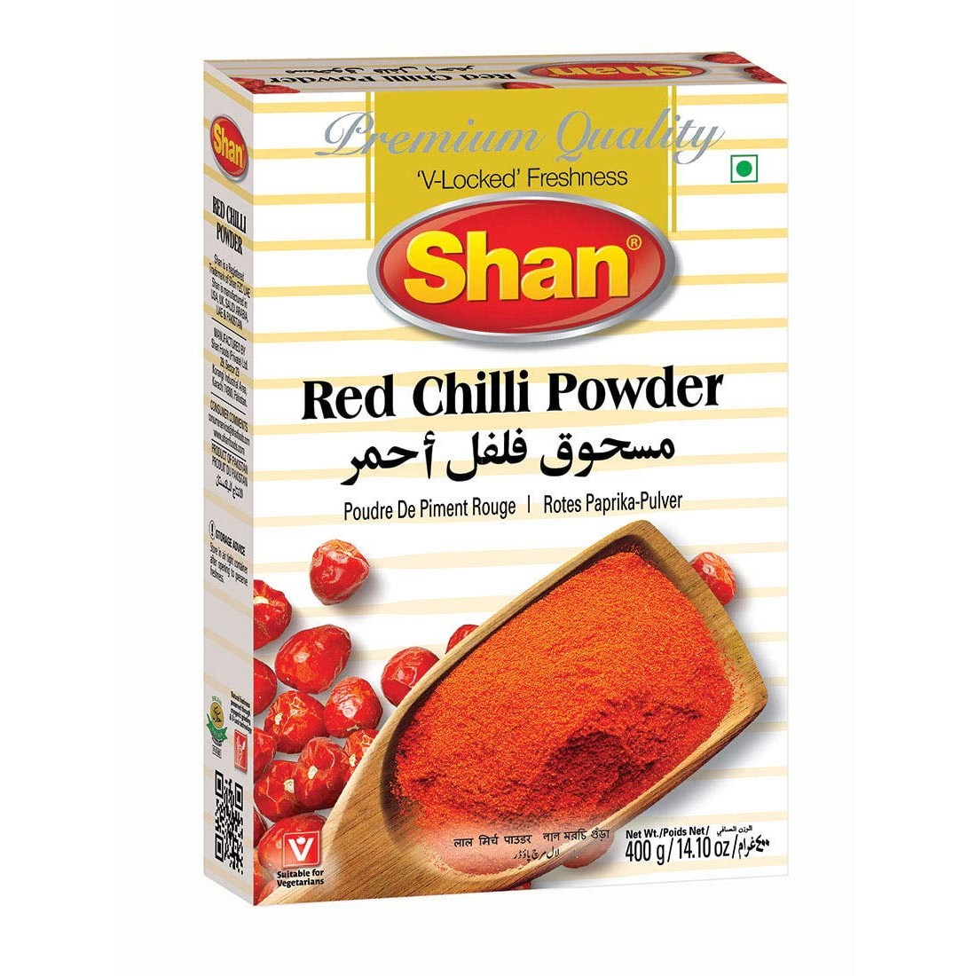 SHAN RED CHILLI POWDER IN BOX 400 GM