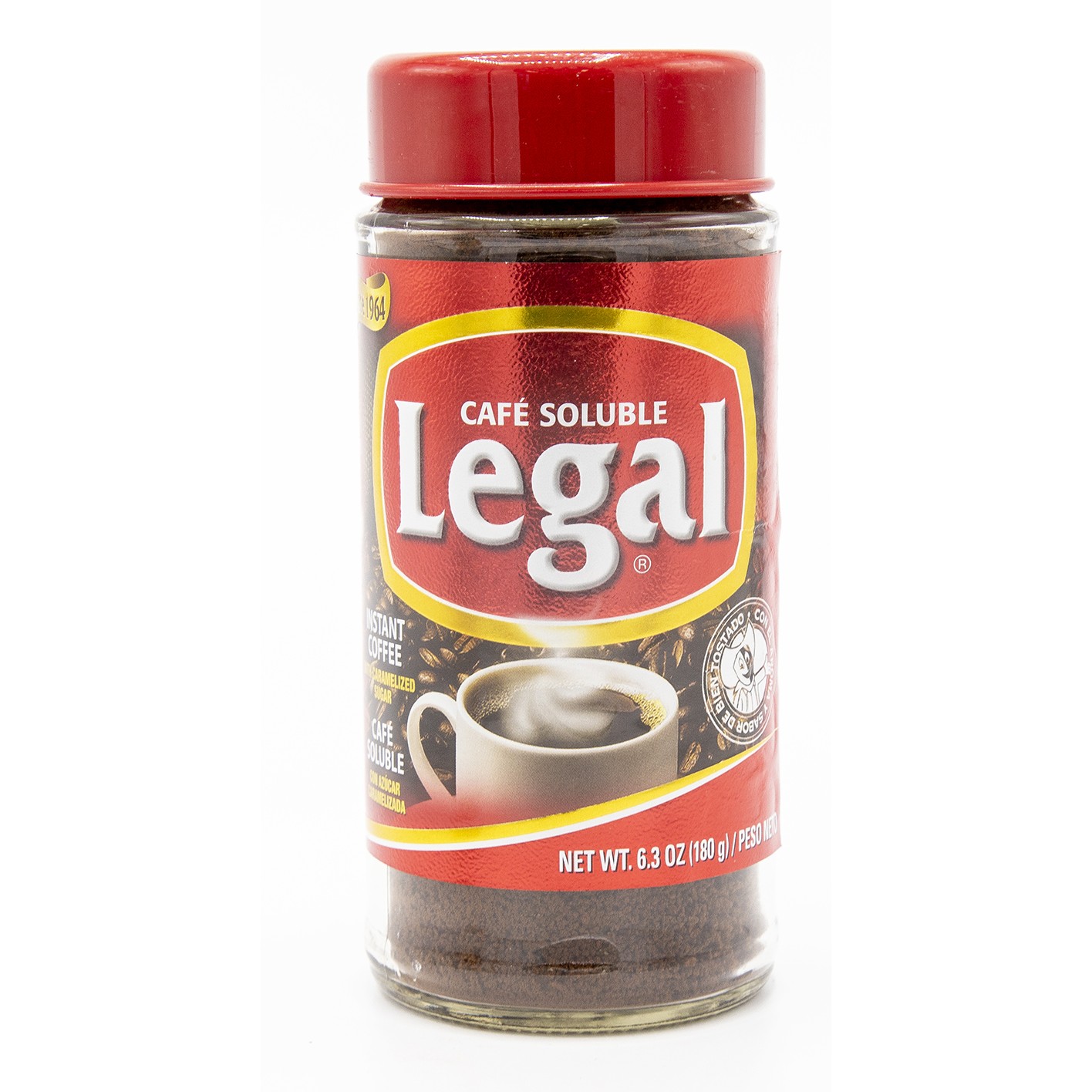 Legal Instant Coffee With Caramelized Sugar 6.3 OZ