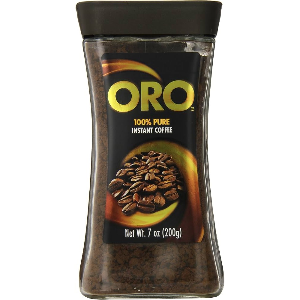 ORO 100 PURE INSTANT COFFEE 7 OZ
