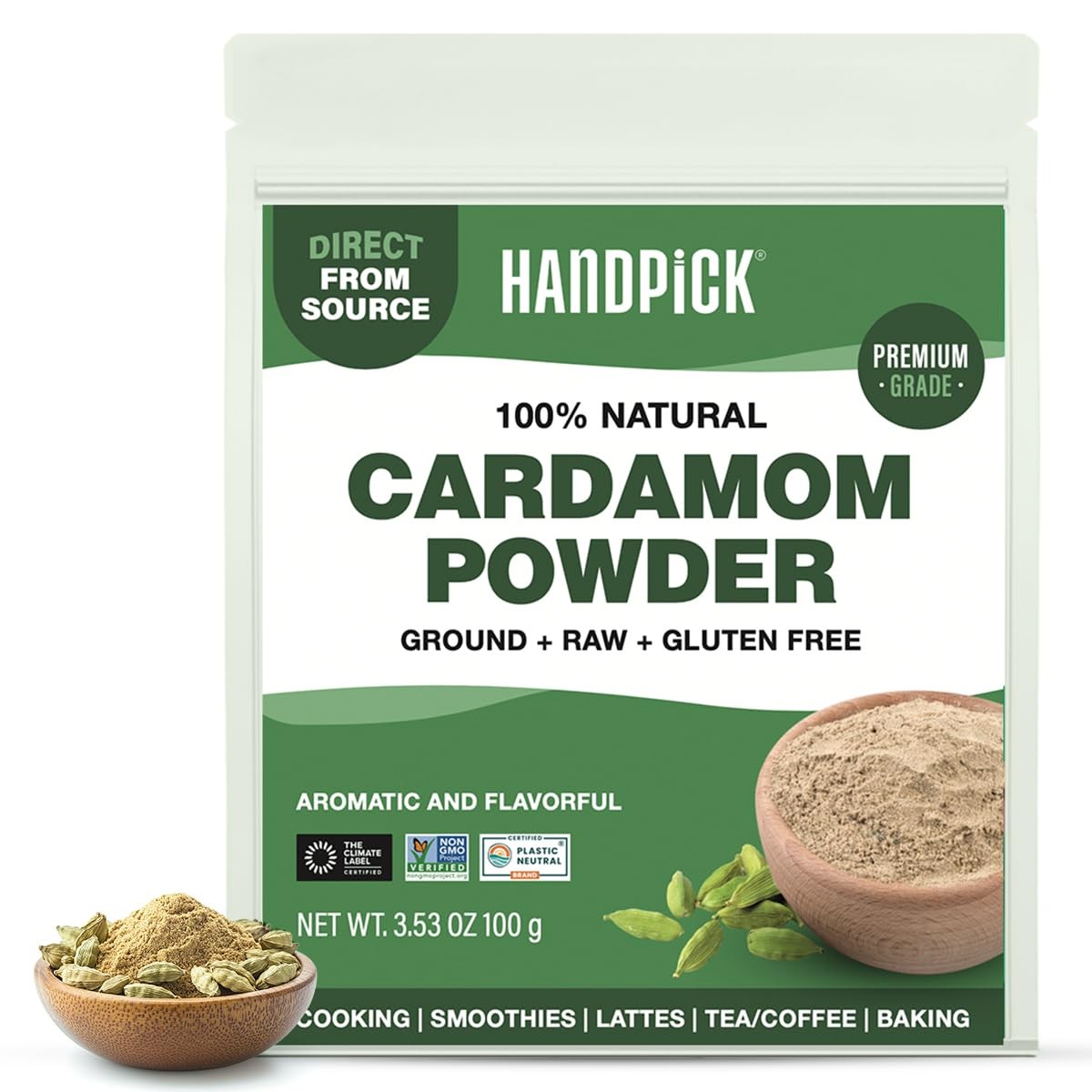 HB CARDAMOM POWDER 100 GM
