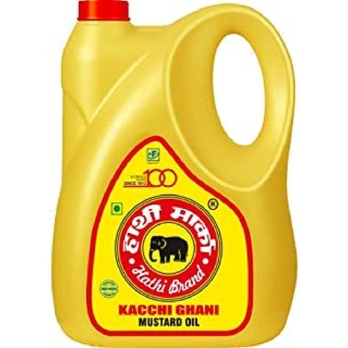 Hathi Kachi Gani Mustard Oil 4LT 4 LTR