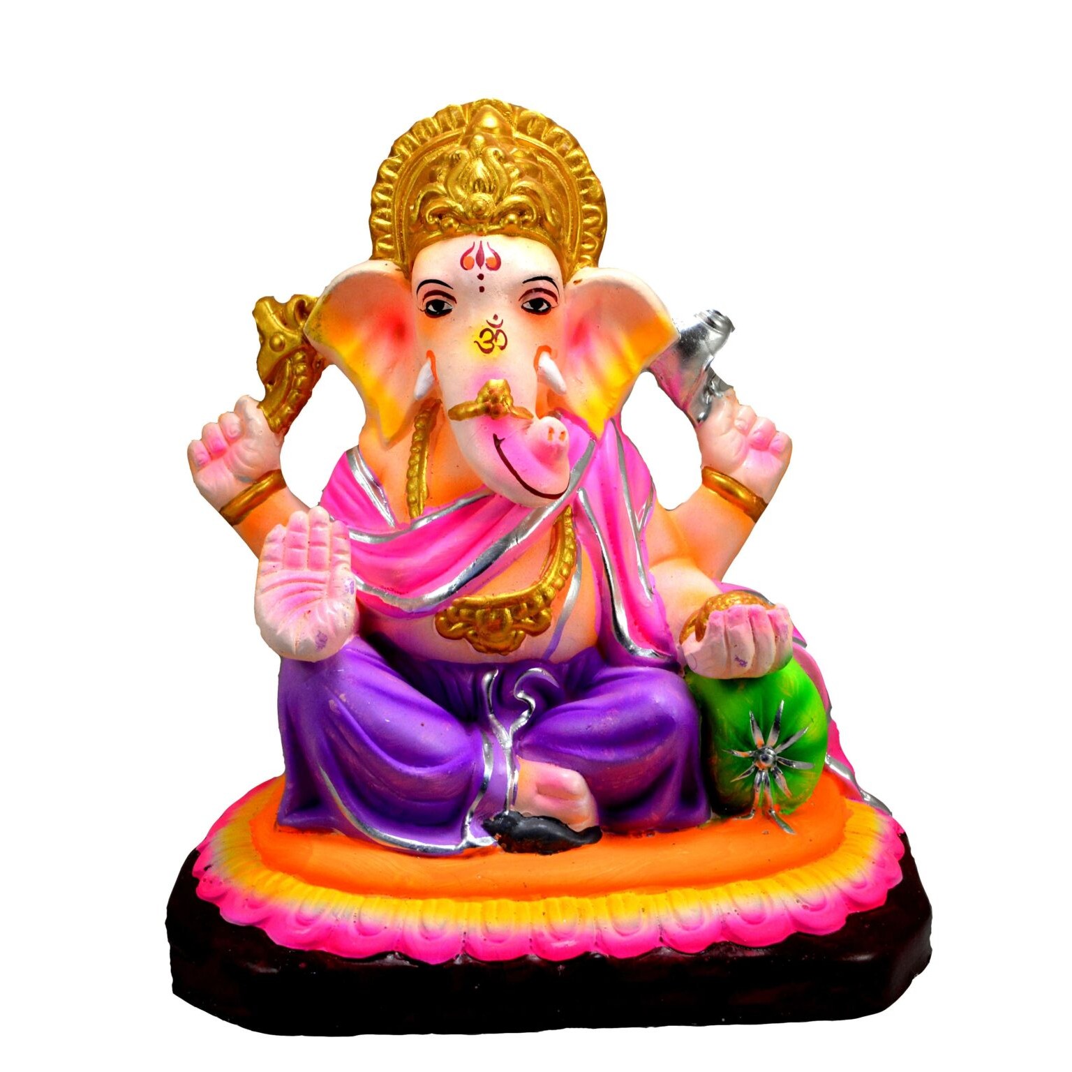 6 Inch Eco Friendly Premium Ganesh Idol 1 COUNT