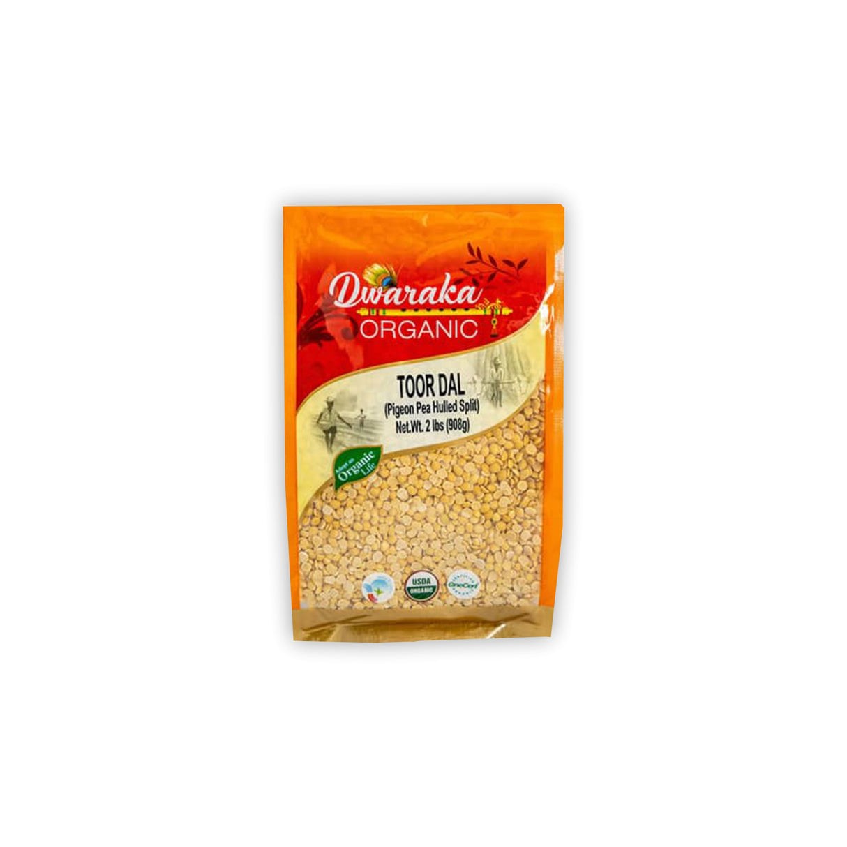 Dwaraka Toor Dal Organic 2 LBS