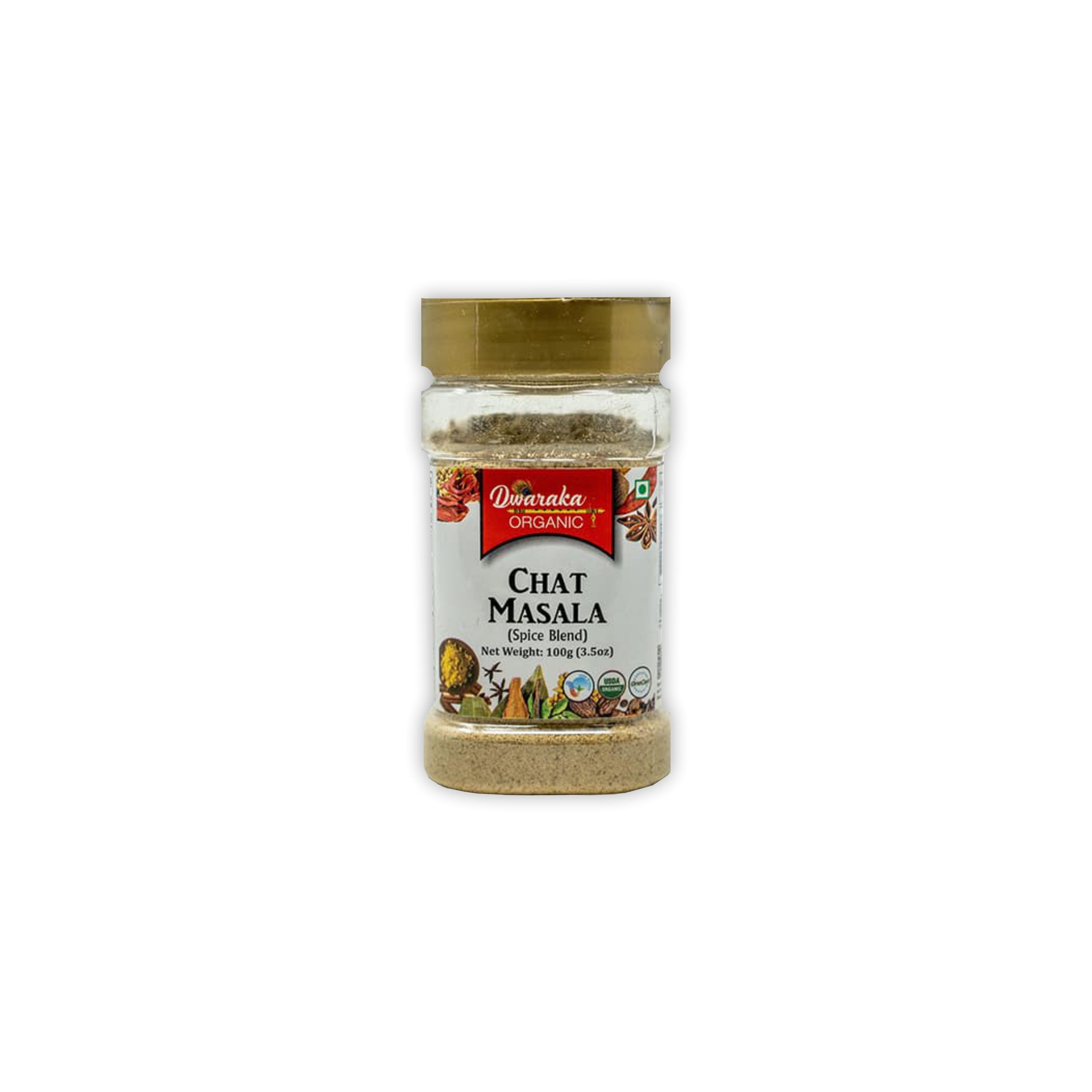 Dwaraka Organic Chat Masala Jar 100 GM