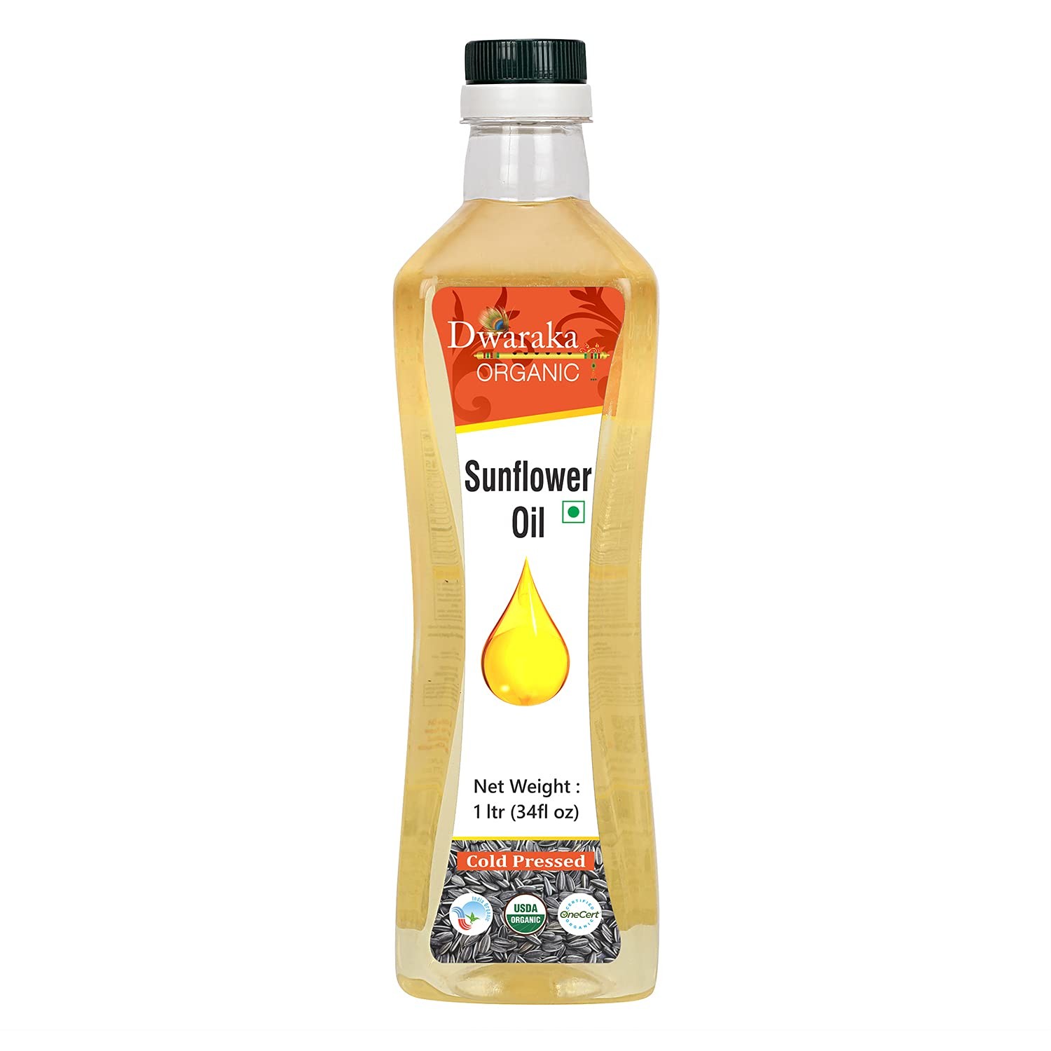 Dwaraka Sunflower Oil Organic 1 Ltr