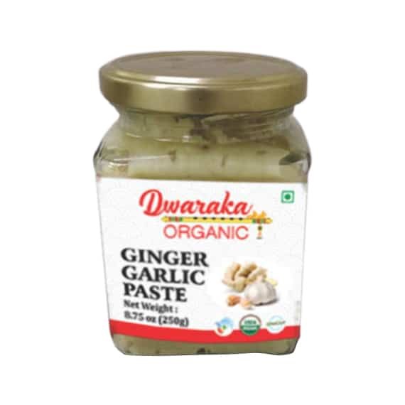 Dwaraka Ginger Garlic Paste Organic 250 GM