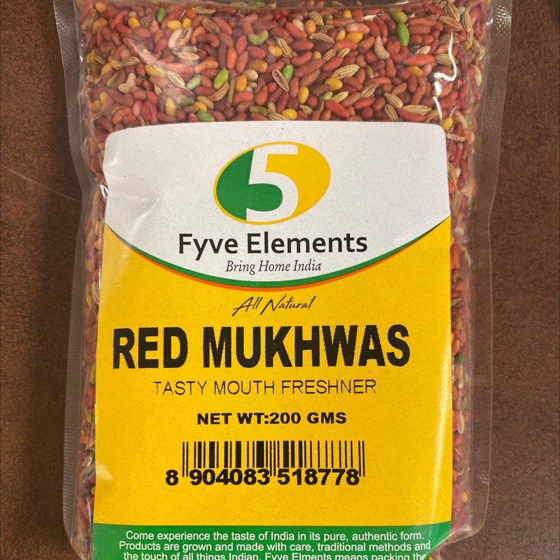 Fyve Elements Red Mukhwas 200 GM