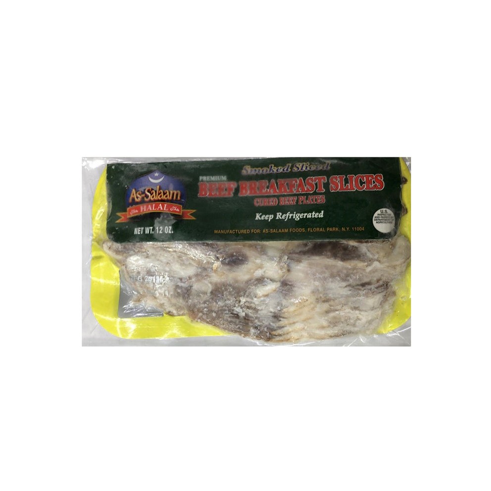 AS SALAAM BEEF BREAKFAST SLICES 12 OZ