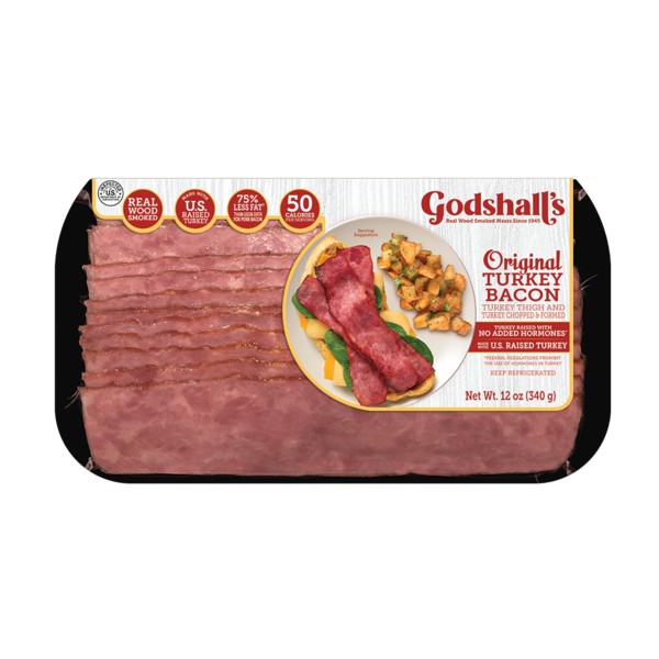 GODSHALL'S SMOKED TURKEY BACON           1 OZ