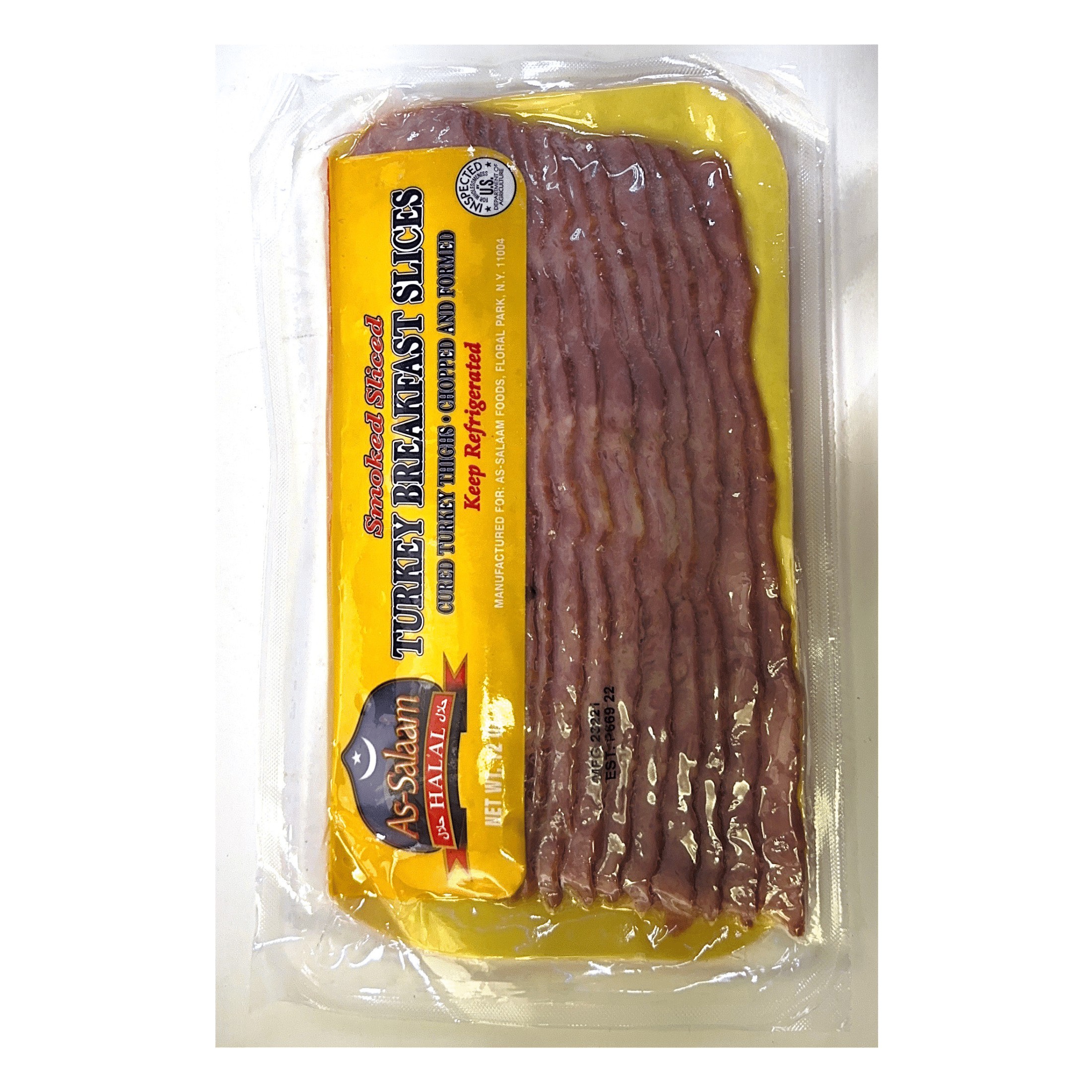 AS SALAAM TURKEY BREAKFAST SLICES 12 OZ
