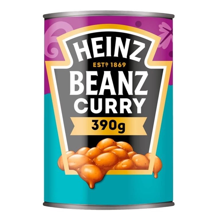 Heinz Beanz Curry  390 GM