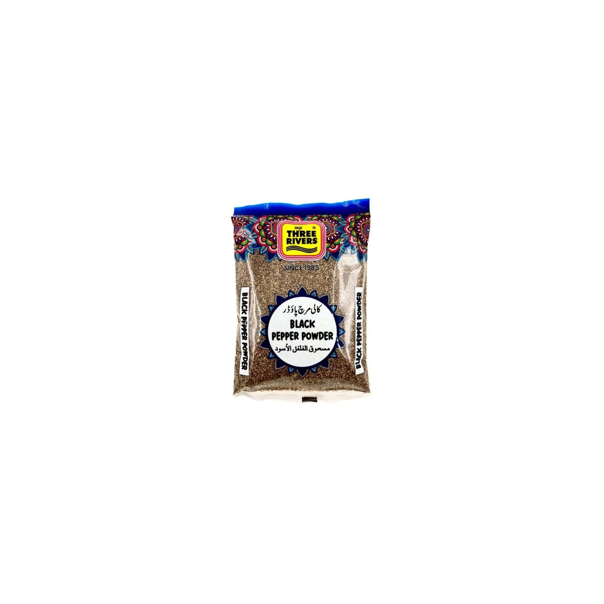 THREE RIVERS BLACK PEPPER POWDER 400 GM