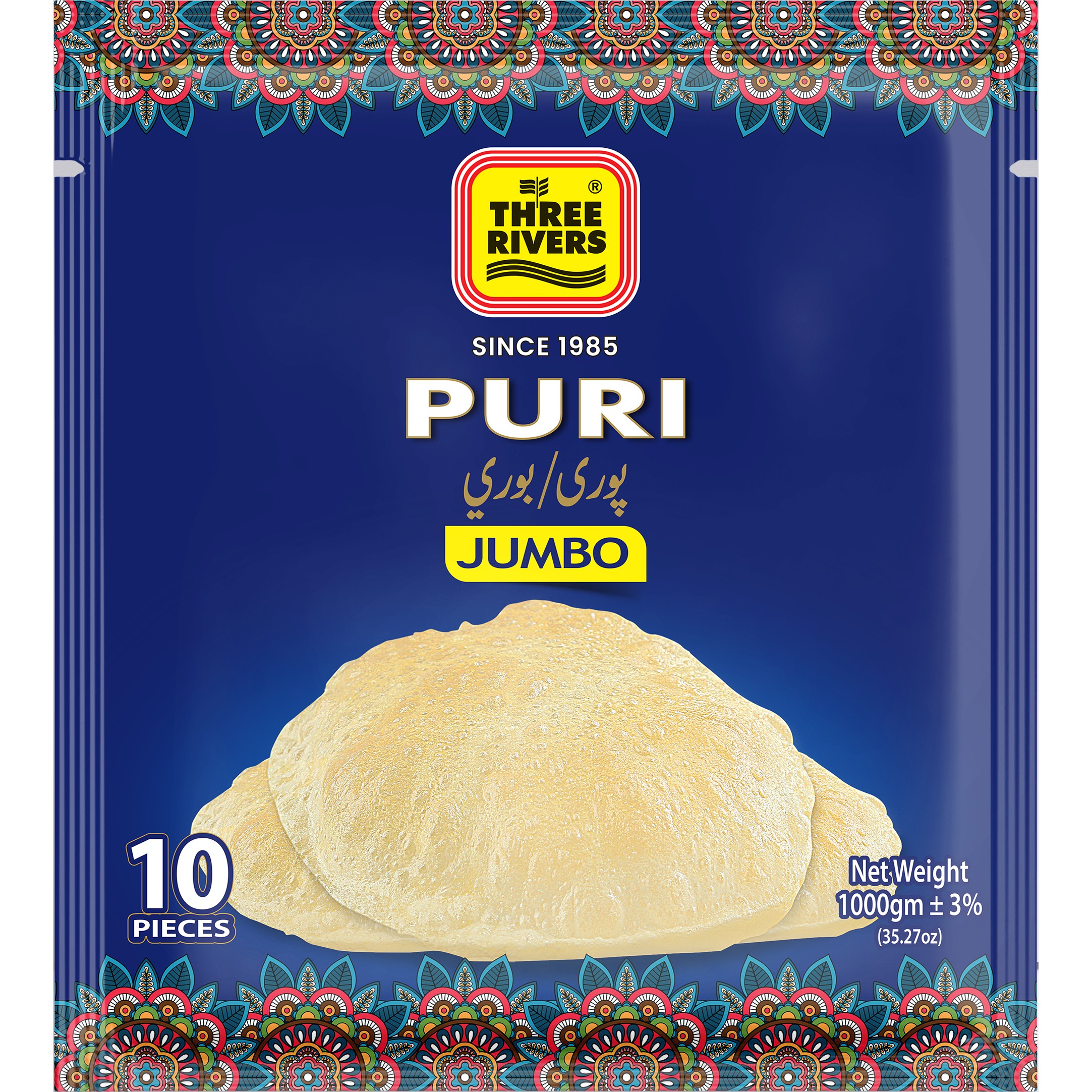 THREE RIVER PURI 10 PCS