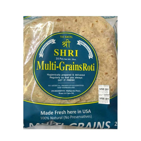 SHRI MULTI GRAINS ROTI BIG 20 PCS