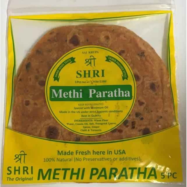 SHRI METHI PARATHA : 5 PCS
