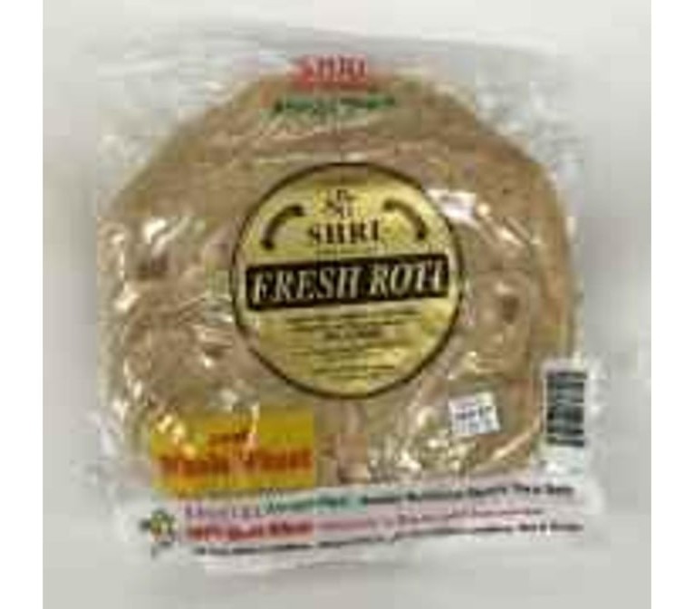SHREE FRESH ROTI WHOLE WHEAT 7 OZ 8 PCS
