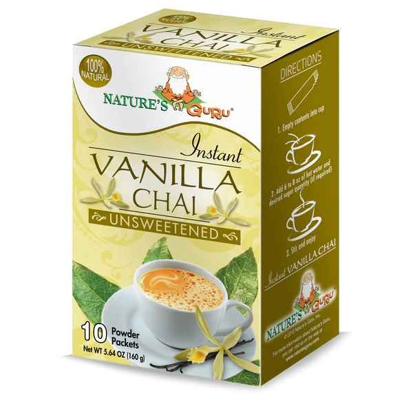 Natures Vanilla Chai Unsweetened 160 GM