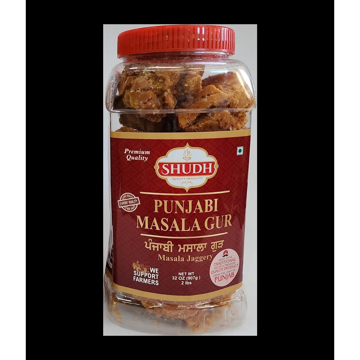 SHUDH PUNJABI MASALA GUR 2 LBS
