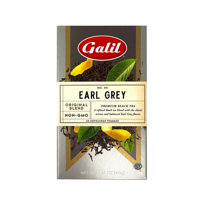 GALIL EARL GREY BLACK HERBEL TEA 20 BAG
