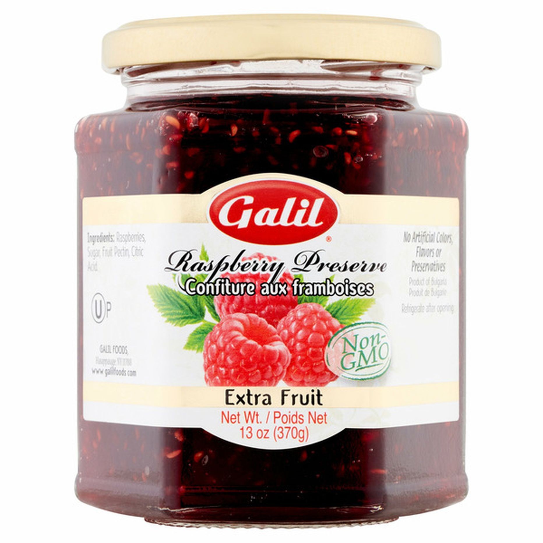 GALIL RASPBERRY PRESERVE 13 OZ