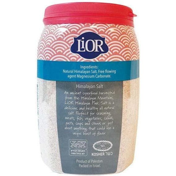 LIOR FINE HIMALAYAN PINK SALT JAR 1 KG