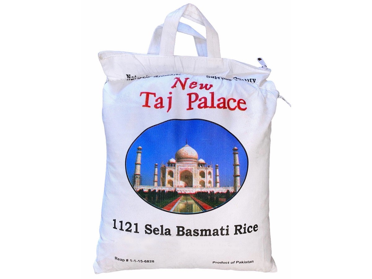 New Taj Palace 1121 Sela Parboiled Basmati Rice 20 LBS