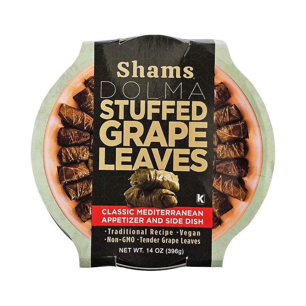 SHAMS STUFFED GRAPE LEAVES 14 OZ