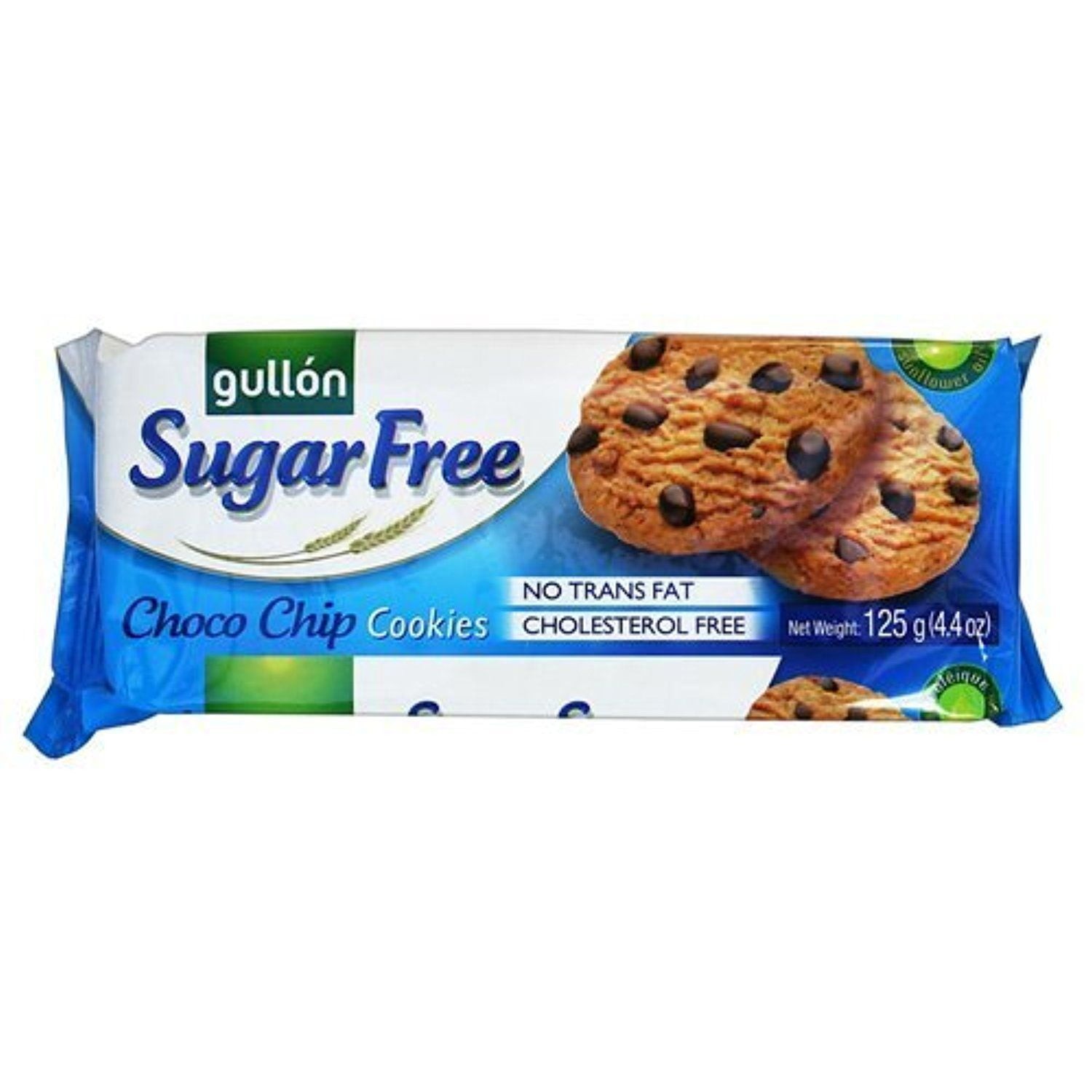 GULLON CHOCO CHIP SUGAR FREE COOKIES 125 GM