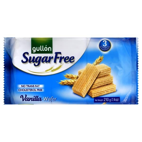 Gullon Sugar Free Vanil Wafer 210 GM