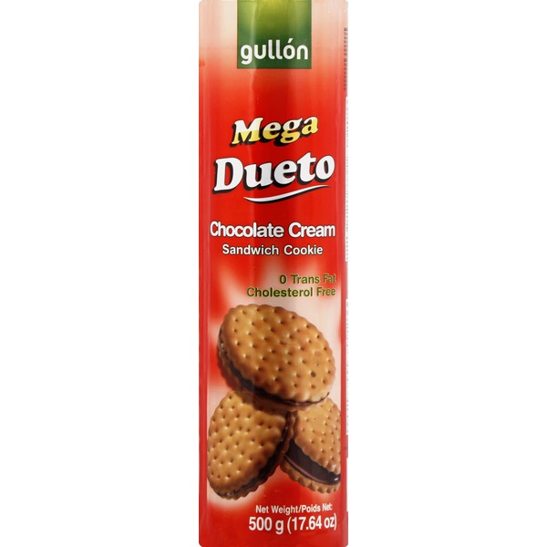 Gullon Dueto Chocolate Cream Sandwich Cookies 250 GM
