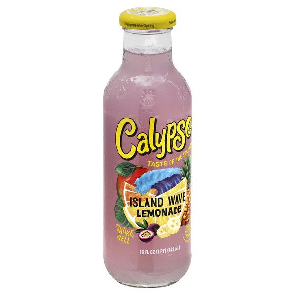Calypso Taste Of The Islands   Island Wave Lemonade 473 ML