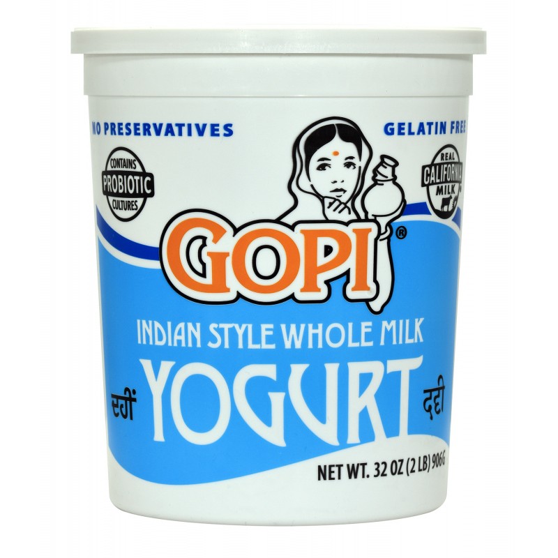 GOPI Yogurt Whole Milk 4 LBS
