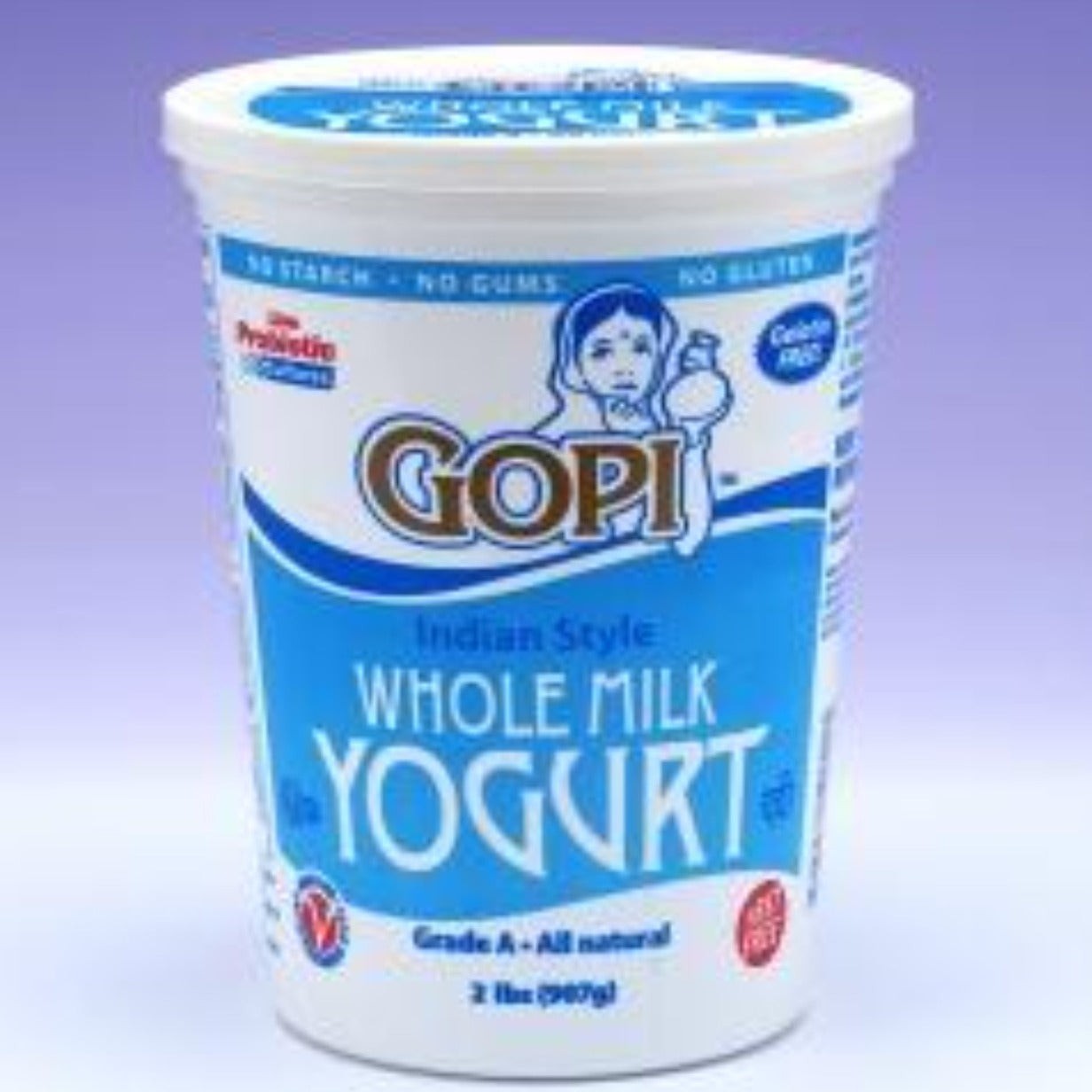 YOGURT PLAIN GOPI 2 LBS