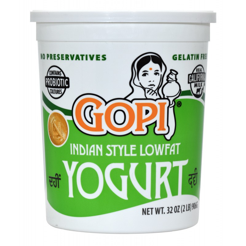 GOPI Yogurt Low Fat Plain 4 LBS