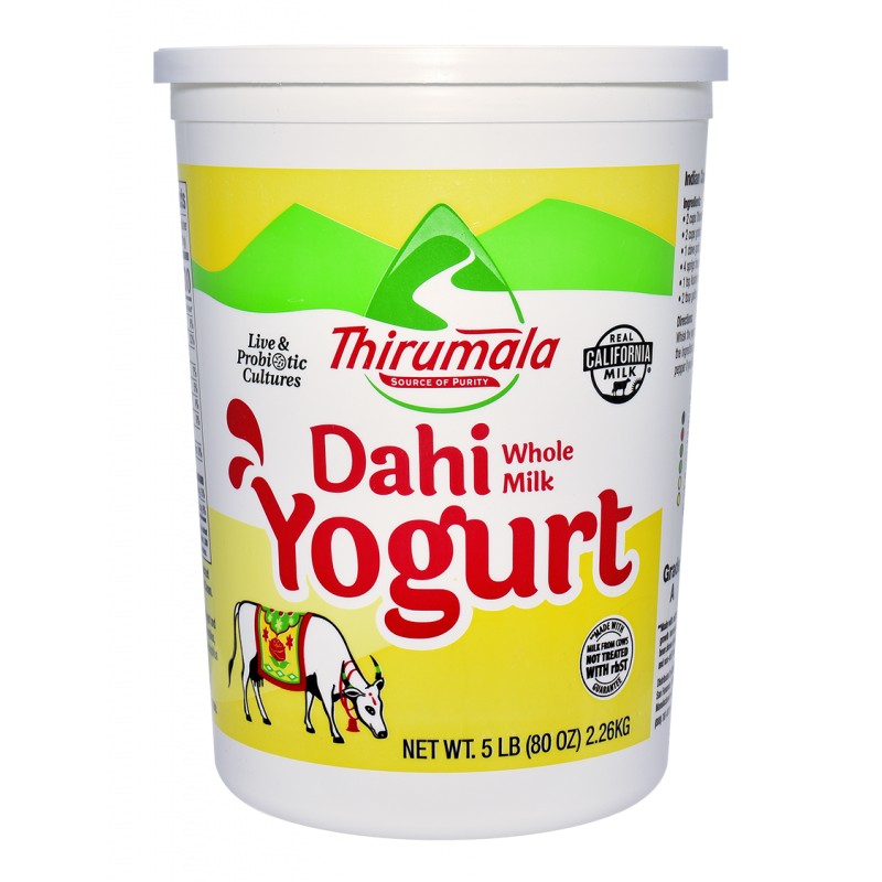 THURUMALA Dahi Whole Milk Yogurt 5 LBS