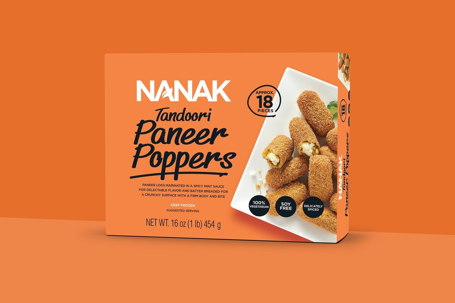 NANAK TANDOORI PANEER POPPERS 1 LBS