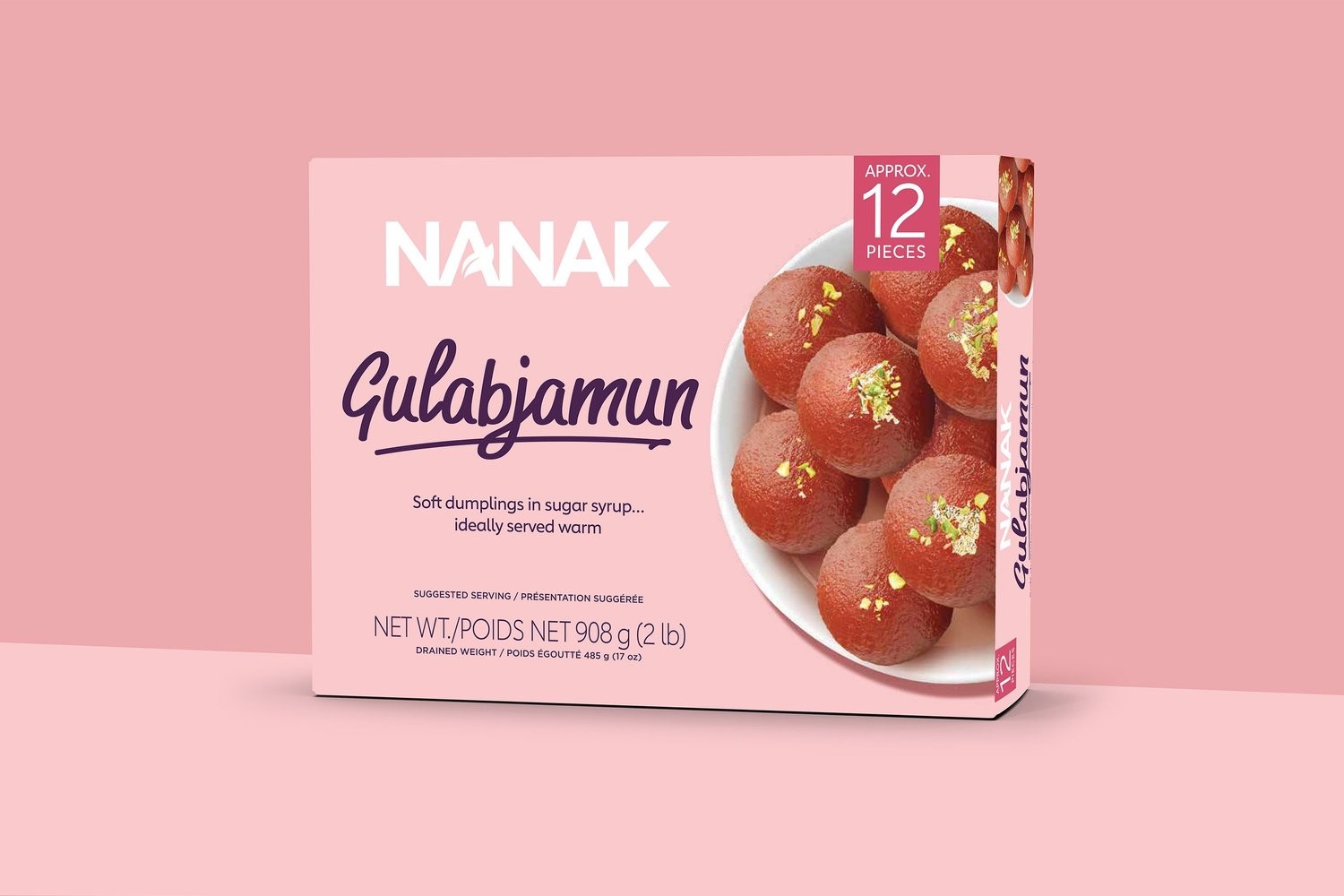 NANAK GULAB JAMUN 12 PCS 908 GM