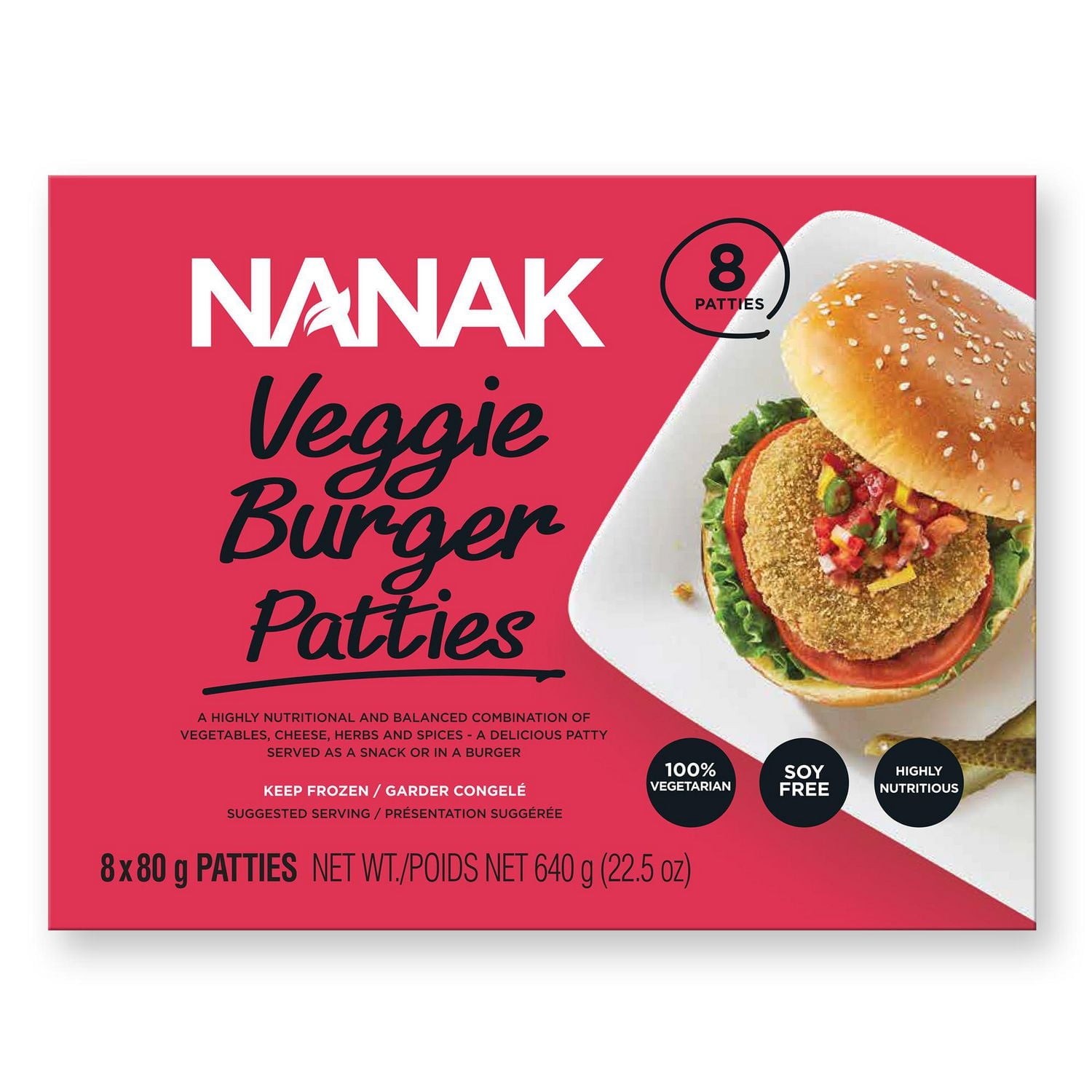 Nanak Veggie Cutlets 640 GM