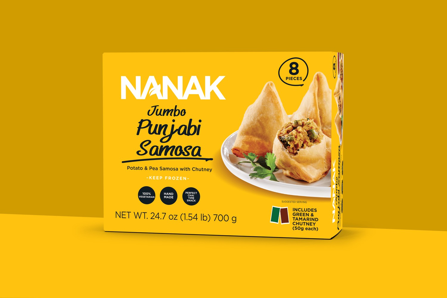 Nanak Jumbo Punjabi Samosa 4.14 LBS