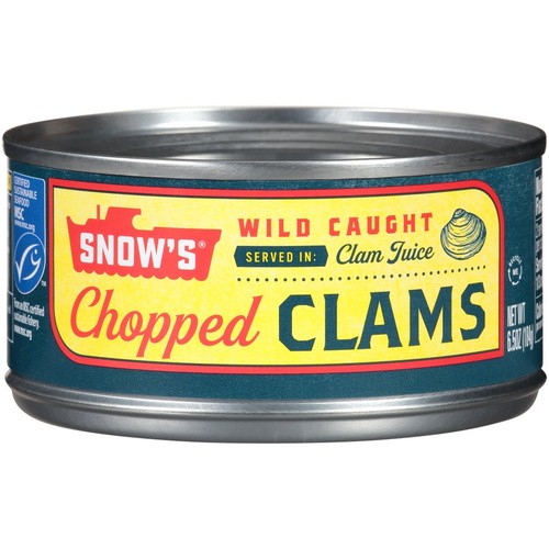 SNOWS CHOPPED CLAMS 6.5 OZ