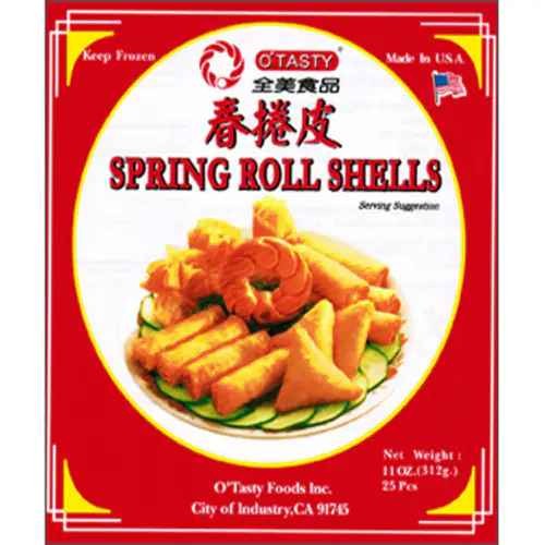 SPRING ROLL SHELLS O TASTY 25 COUNT