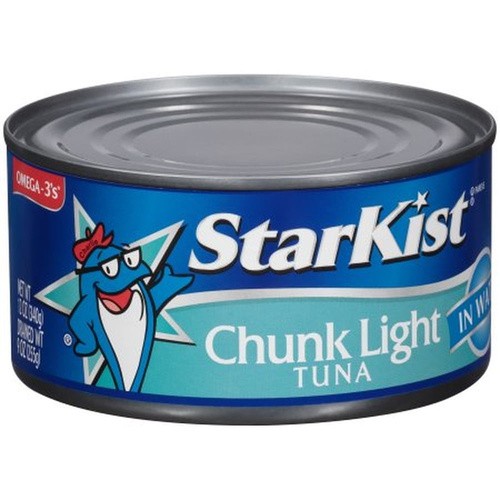 STARKIST CHUNK LIGHT TUNA IN WATER       12 OZ