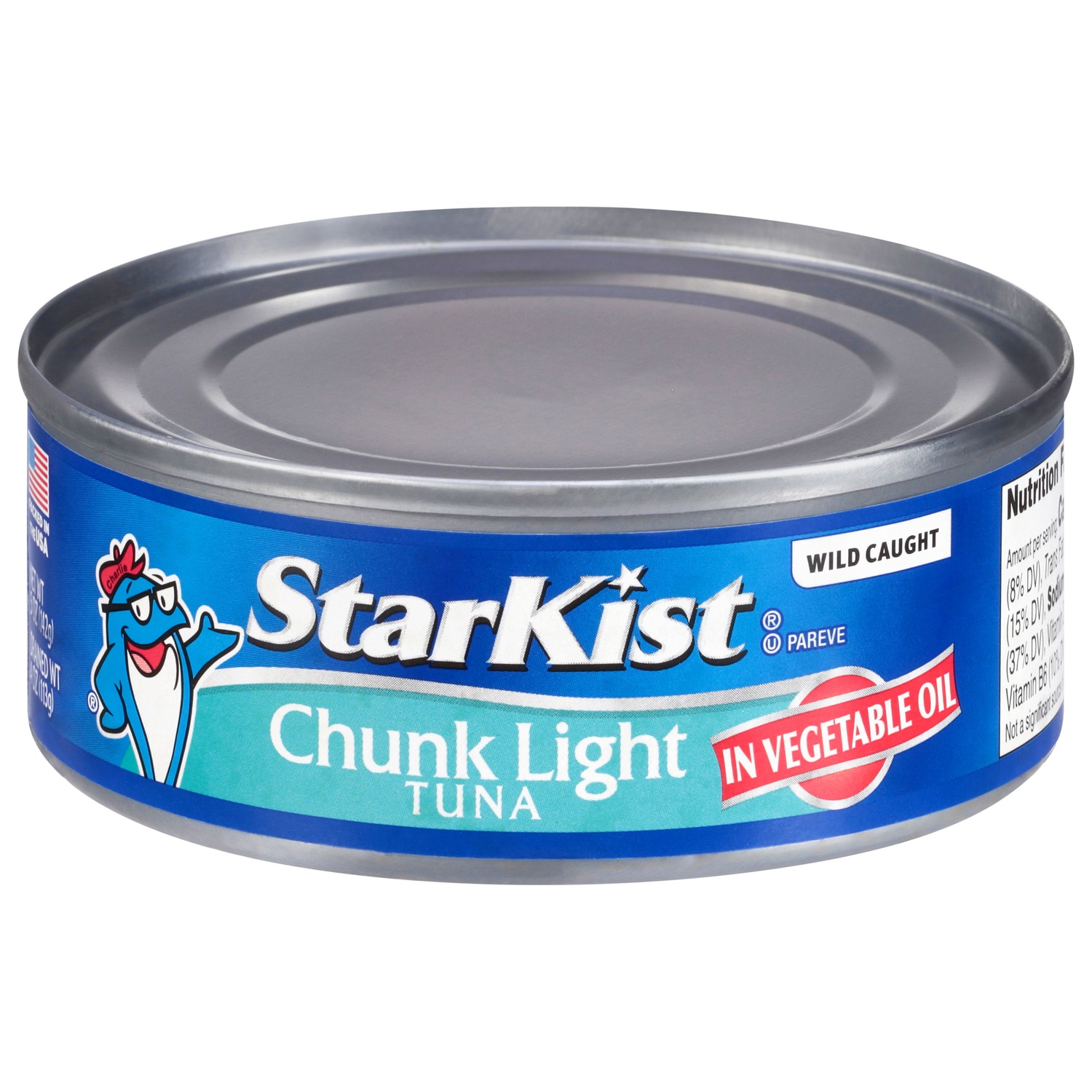STARKIST CHUNK LIGHT TUNA/VEG OIL 0.25 LBS