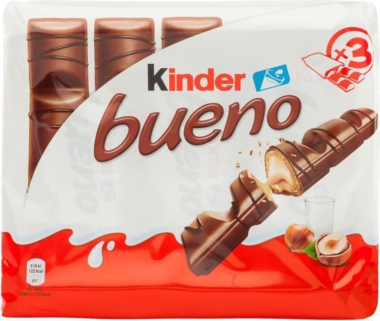 KINDER BUENO 3PACK 100 GM
