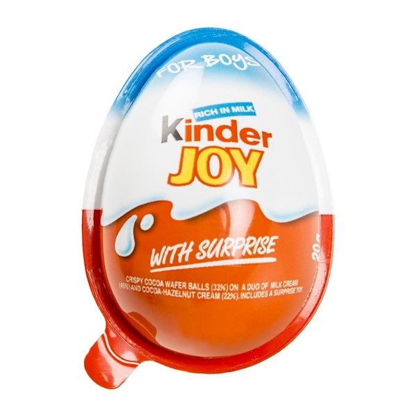 KINDER JOY EGG BOY 20 GM